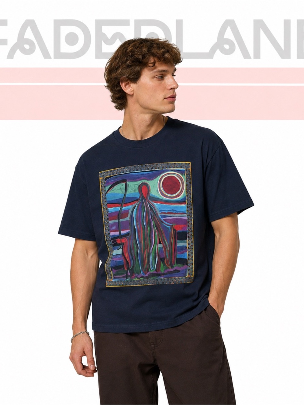 Supreme x Josh Smith Navy Blue T shirt